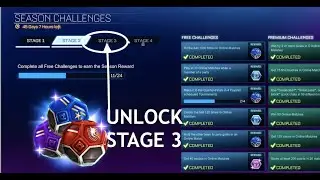 WHEN AND HOW TO UNLOCK STAGE 3 OF SEASON CHALLENGES IN ROCKET LEAGUE