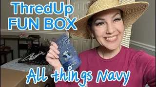 ThredUp FUN Box Unboxing - Navy Blue Theme!