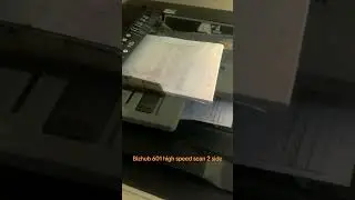 Bizhub 601 high speed scan 2 sidea #shortvideo #viralvideo #print #photocopy #print