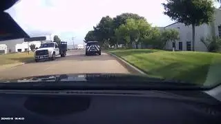 Idiot Runs a Stop Sign Right in Front of a Cop