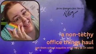 #SDWSW || A non techy office things haul (techy next time) #authortube #writingcommunity