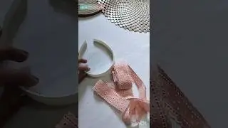DIY Hair Band Design Using Leftover Lace | One Minute Craft Idea #diy #shorts #viralvideos #trending