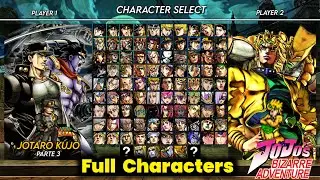 Jojo's Bizarre Adventure Mugen V7 Full Characters Game