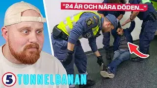 24 årig kille vill inte VAKNA... | Reagerar På Tunnelbanan #21
