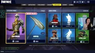 Ninja & Fortnite Streamers react to NEW Venturion & Airfoil
