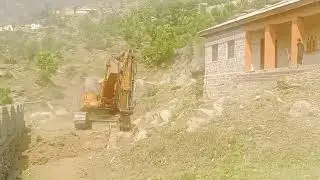 School Ground Demolish| Construction Ground School Old building
