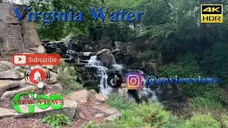 Virginia Water Waterfall Surrey Borough of Runnymede Windsor Walk Tour London England Vlog Life UK