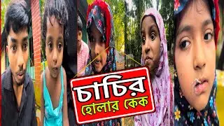 চাচির হোলা বিদেশ থেকে আইছে তাই বেকেরে কেক খাবায়🙄 হাসলে খবর আছে 😃 #funnyvideo  #মামাভাগ্নি #tiktok