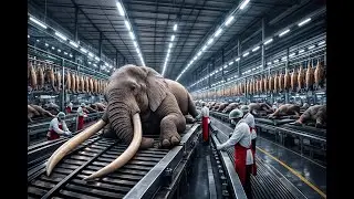 Inside the Illegal Elephant Trade: From Ivory to Millions #factoryprocesses