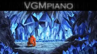 Crystal Caves (extended piano cover with reverb) - Donkey Kong 64