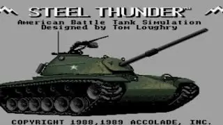 Steel Thunder gameplay (PC Game, 1988)