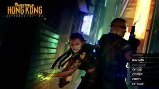 Shadowrun: Hong Kong Title Screen (PC)