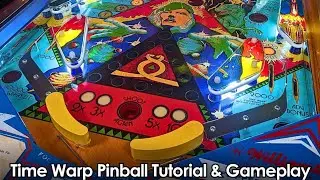Учебное пособие и игровой процесс пинбольной игры Time Warp (Williams, 1979)