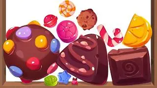 Candies 2048 - Suika Game Candy Merge (Watermelon Game) 2048 Jelly Drop And Merge Free Play