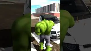 play now indian bike and Hulk in angry#short video