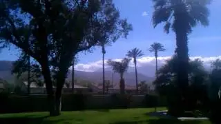 Wind in Palm Springs at 55 MPH
