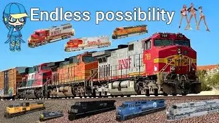 Sonic symphony Endless possibility music video version trains railfanning video 🎵🎶