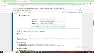 Python for Data Science 11 Inferential Statistical Analysis Theoretical Guide