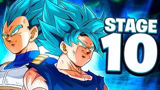 REALM OF GODS! STAGE 10! PHY LR BLUE KAIOKEN & EVO VEGETA'S EZA EVENT! (DBZ: Dokkan Battle)