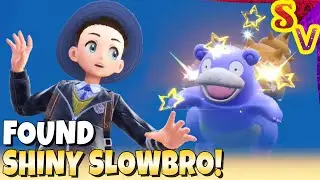 Shiny Slowbro Found in Mass Outbreak! Live Shiny Reaction in Pokemon Violet