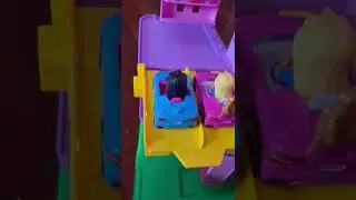 The barbie theme hot wheels track