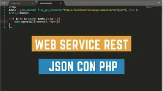 Consumiendo servicio REST JSON con PHP | Web Service REST con PHP