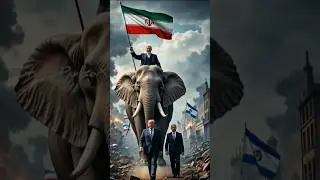 Global Showdown: Iran 🇮🇷 on Elephant, Trump 🇺🇸, Israel 🇮🇱 &ndash; AI Political Reality