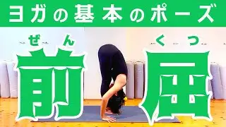 【ヨガの基本のポーズ】安全に前屈を深めるテクニック｜講師：片野瑛子