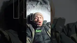 Night Hike Solo  |  Winter |  Cold  |  Snow. Pt. 2