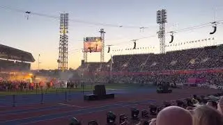 BIRMINGHAM 2022 COMMONWEALTH  GAMES - CLOSING CEREMONY - GOLDIE FT BEVERLEY KNIGHT - JORJA SMITH