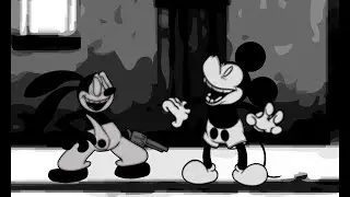 【FNF】Happy But WI Oswald And WI Mickey Mouse Sing in