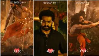RRR Movie Full Screen WhatsApp Status | RRR Movie Dialogue Status | Ajay D | NTR | Ram Charan Alia B