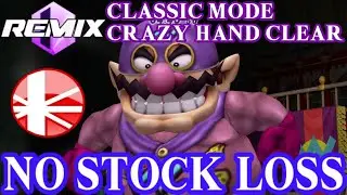 Project M Ex Remix 0.95b - Classic Mode on Intense with Wario Man (Crazy Hand Clear) No stock loss