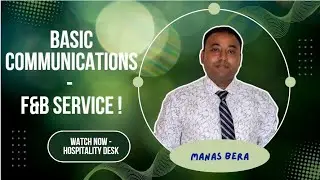 Basic Communication - Food and Beverage Service training #01 