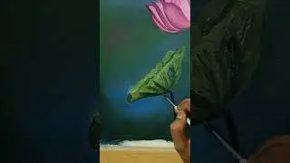 Lotus acrylic painting #shorts