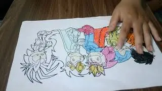 Instructions on how to color the little friends.  Fontana   Ryan Stasik, Kanika Moore