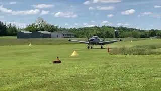 1948 Navion taking off #aviation #bushflying #pilot #vintageplanes #aeroplane #video #motivation