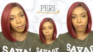 Парик Outre Synthetic Hair Sleeklay Part HD Lace Front - PERI --/WIGTYPES.COM