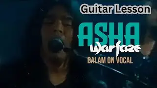 Asha | আশা |  Warfaze | Guitar Lesson | Bangla Guitar Tutorial #status #guitar #guitarlesson