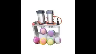 How to Make DIY Bath Bombs by our pneumatic bath bomb press ？