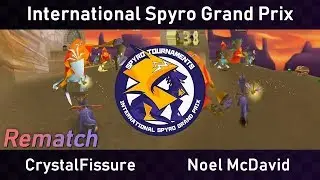 International Spyro Grand Prix | THE EPIC REMATCH: CrystalFissure vs Noel McDavid (Spyro 1 Speedrun)