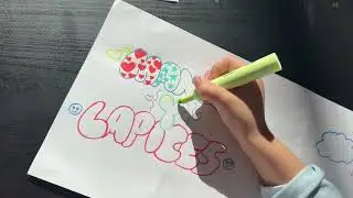 Nuestro primer video - Our first video #draw #kids 