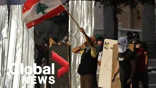Beirut explosion: Protesters clash with security forces in Lebanon following deadly blast | FULL