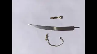 Sword Making |Handmade Mughal Sword Keyring | From broken Knife