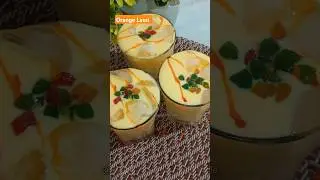 Orange Lassi Recipe with Syrup | Refreshing Summer Drink | Quick Yogurt-Based Cooler
