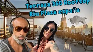 Espectacular terraza Rooftop 360 Hotel Riu Plaza Espa&ntilde;a #madrid #riuhotels #Rooftop360 #plazaespa&ntilde;a