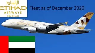 Etihad Airways Fleet as of December 2020