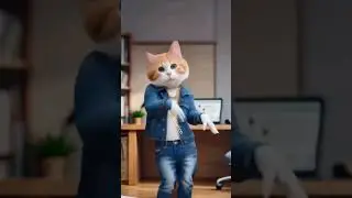 Cat Dances Like Nobody&rsquo;s Watching! 😹🎶 #PurrfectMoves #FunkyFeline #PetGrooves #LOL