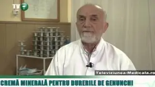 Crema minerala pentru durerile de genunchi