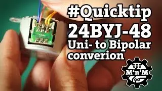 #Quicktip: 24BYJ-48 Uni to Bipolar conversion
